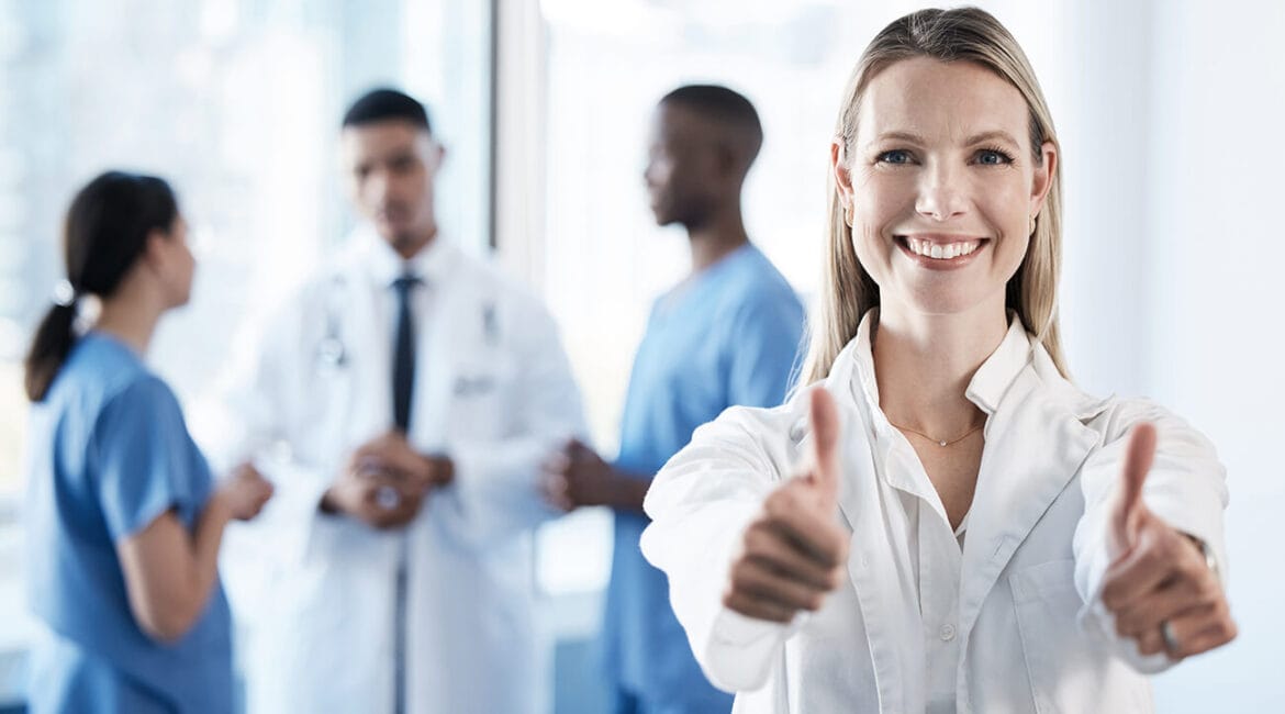 healthcare professionals in one image