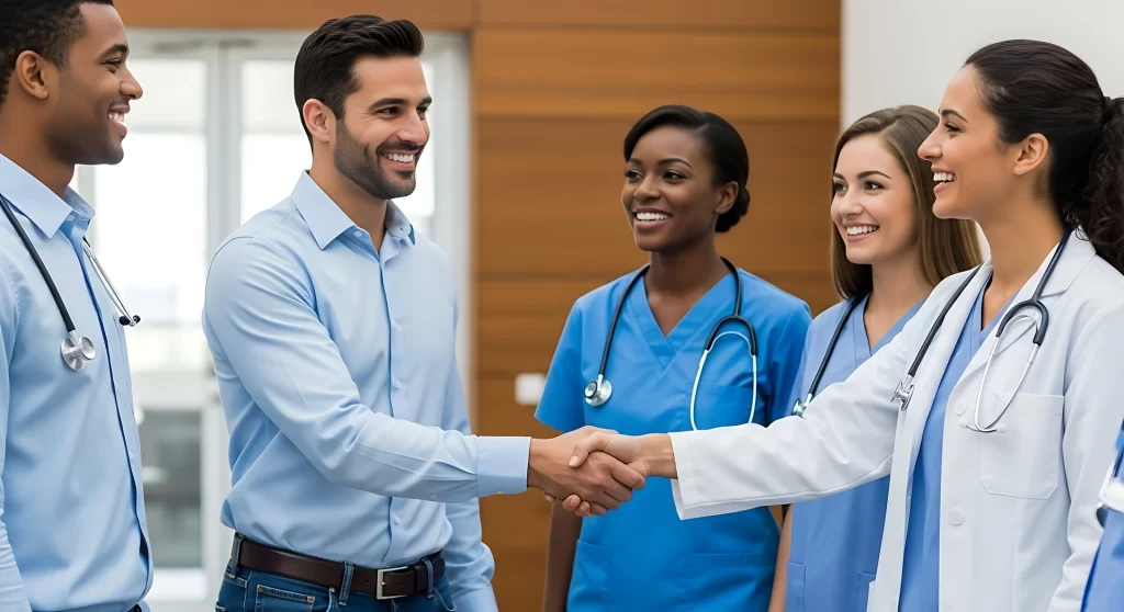 Health Connect consultant providing healthcare professional licensing assistance in UAE